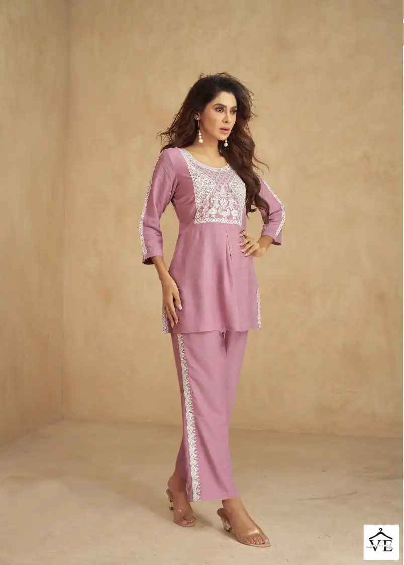 Vardan Ethnic Vintage Vol 2 Heavy Rayon Wholesale Designer Kurti With Pant Catalog — Wholesale Kurtis, MPA wholesale from Surat - Gallery Image 2