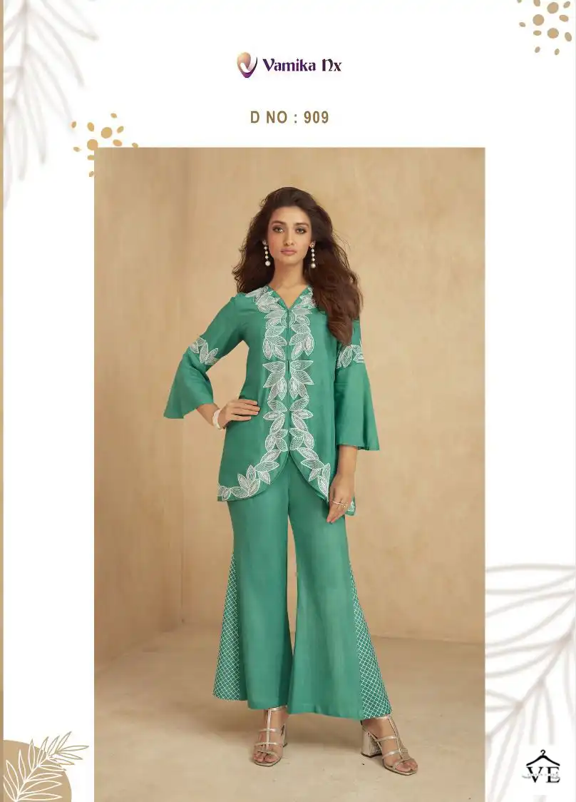 Vardan Ethnic Vintage Vol 2 Heavy Rayon Wholesale Designer Kurti With Pant Catalog — Wholesale Kurtis, MPA wholesale from Surat - Gallery Image 3