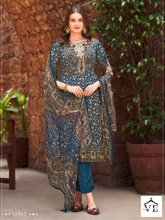 Skt Suits Winter Collection Pashmina Wholesale Winter Wear Salwar Suit Catalog — Wholesale Salwar Suits, MPA wholesale from Surat - Gallery Image 3