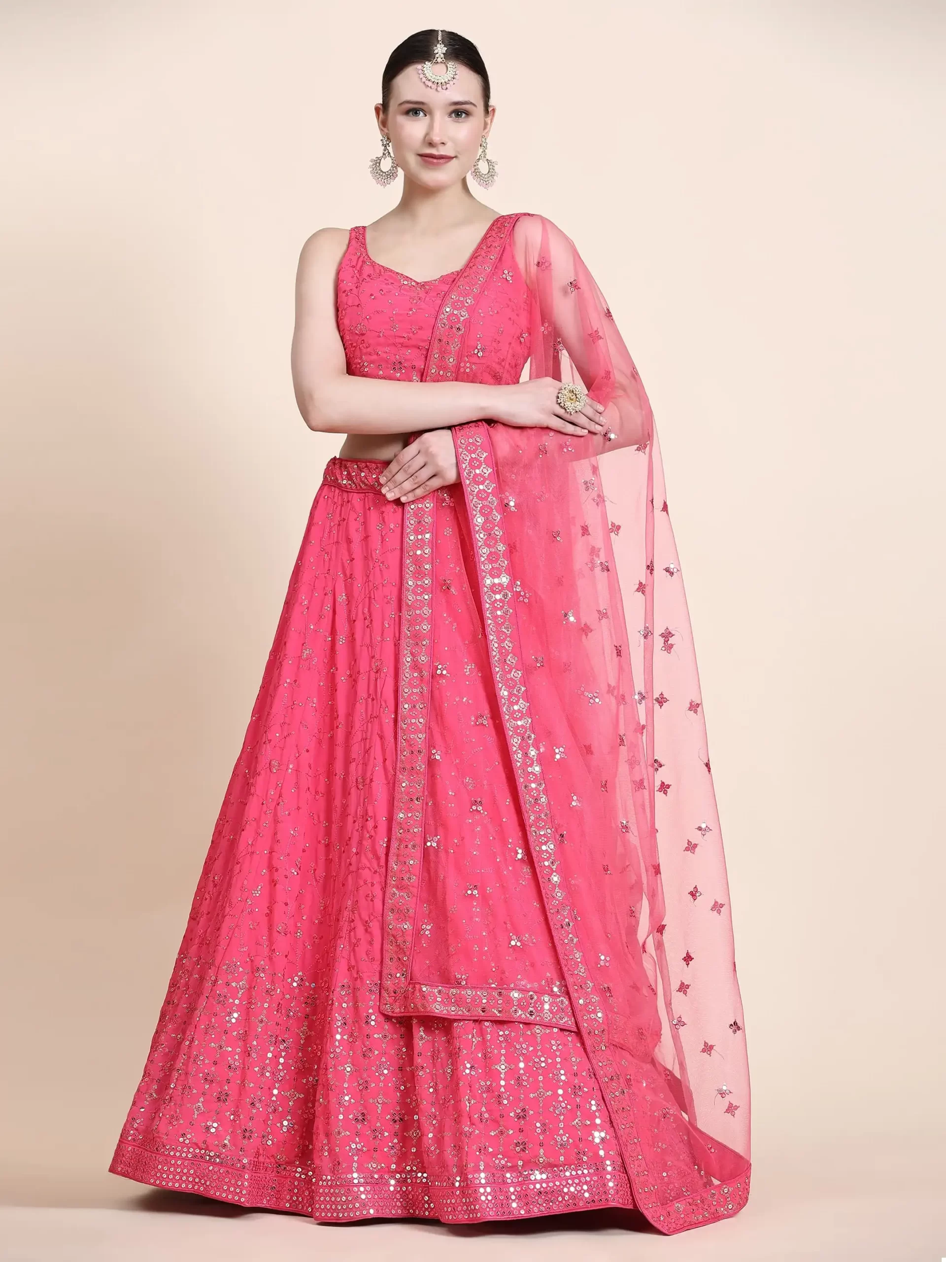 Anantesh Code 5023 Premium Georgette Wholesale Lehenga — Wholesale Lehenga, MPA wholesale from Surat — view 3