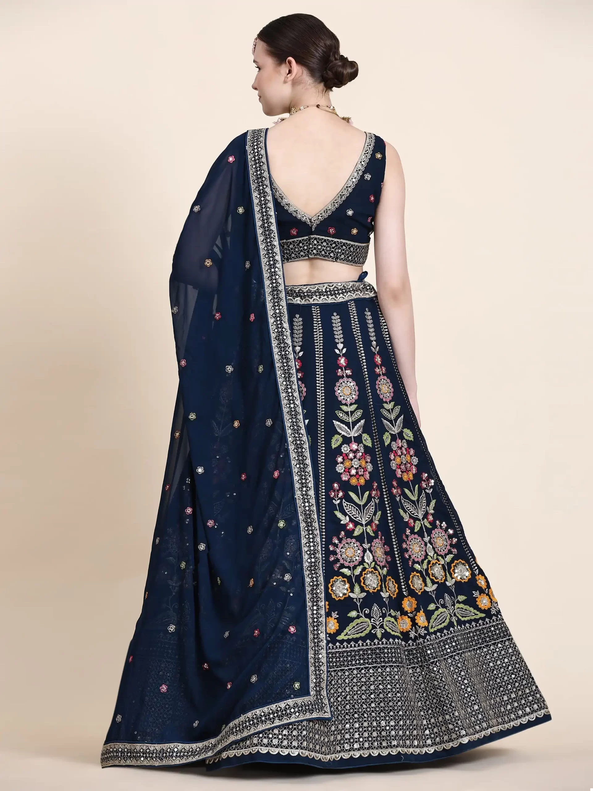 Anantesh Code 5025 Premium Georgette Wholesale Lehenga — Wholesale Lehenga, MPA wholesale from Surat — view 3