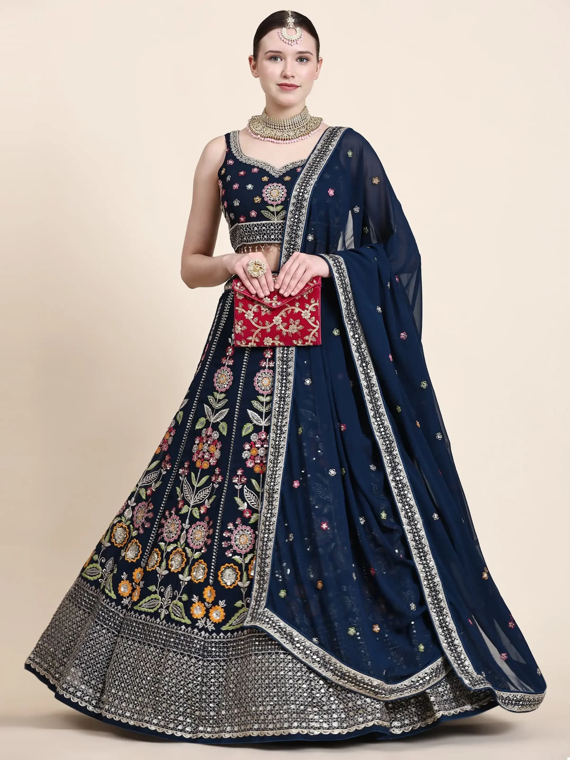 Anantesh Code 5025 Premium Georgette Wholesale Lehenga — Wholesale Lehenga, MPA wholesale from Surat — view 1