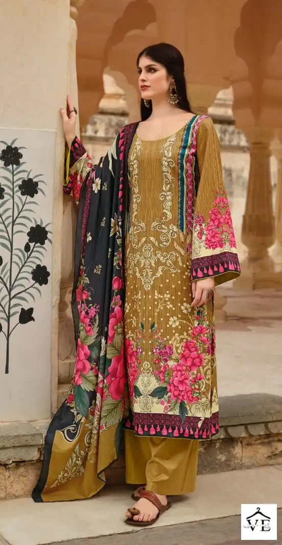 Fida Zaara Pashmina Wholesale Designer Winter Wear Salwar Suit Catalog — Wholesale Salwar Suits, MPA wholesale from Surat - Gallery Image 3