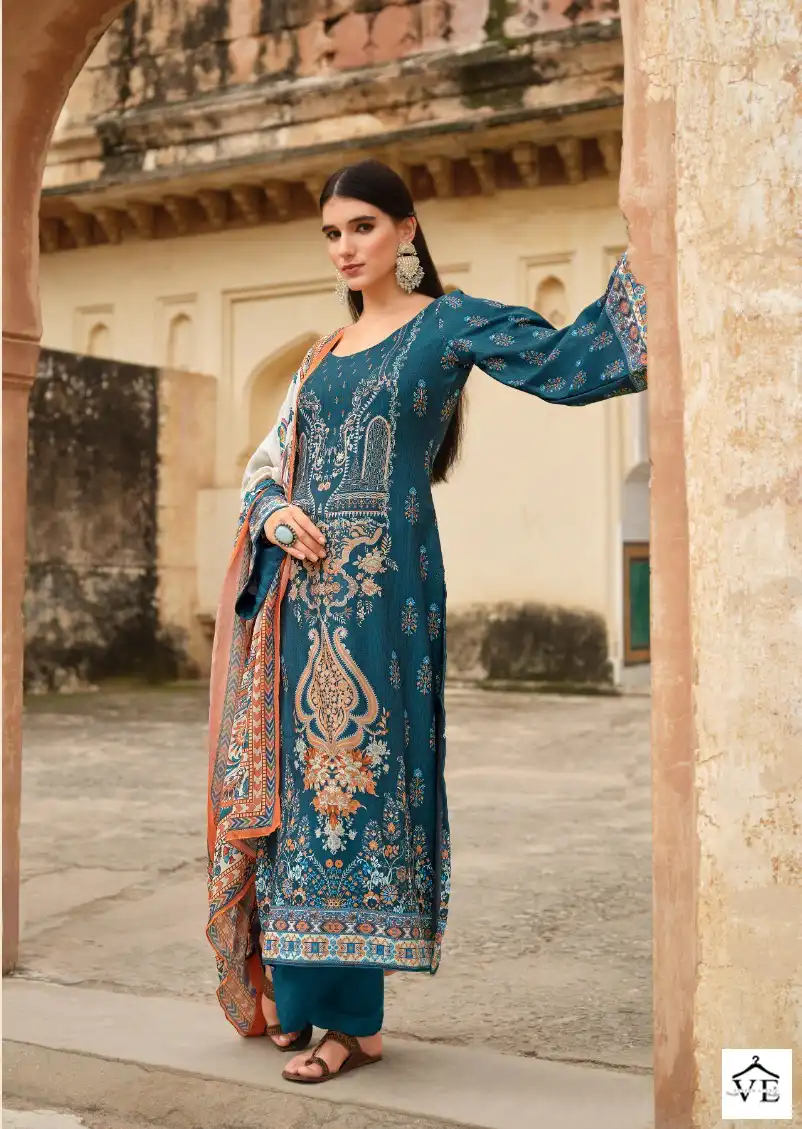 Fida Zaara Pashmina Wholesale Designer Winter Wear Salwar Suit Catalog — Wholesale Salwar Suits, MPA wholesale from Surat - Gallery Image 4