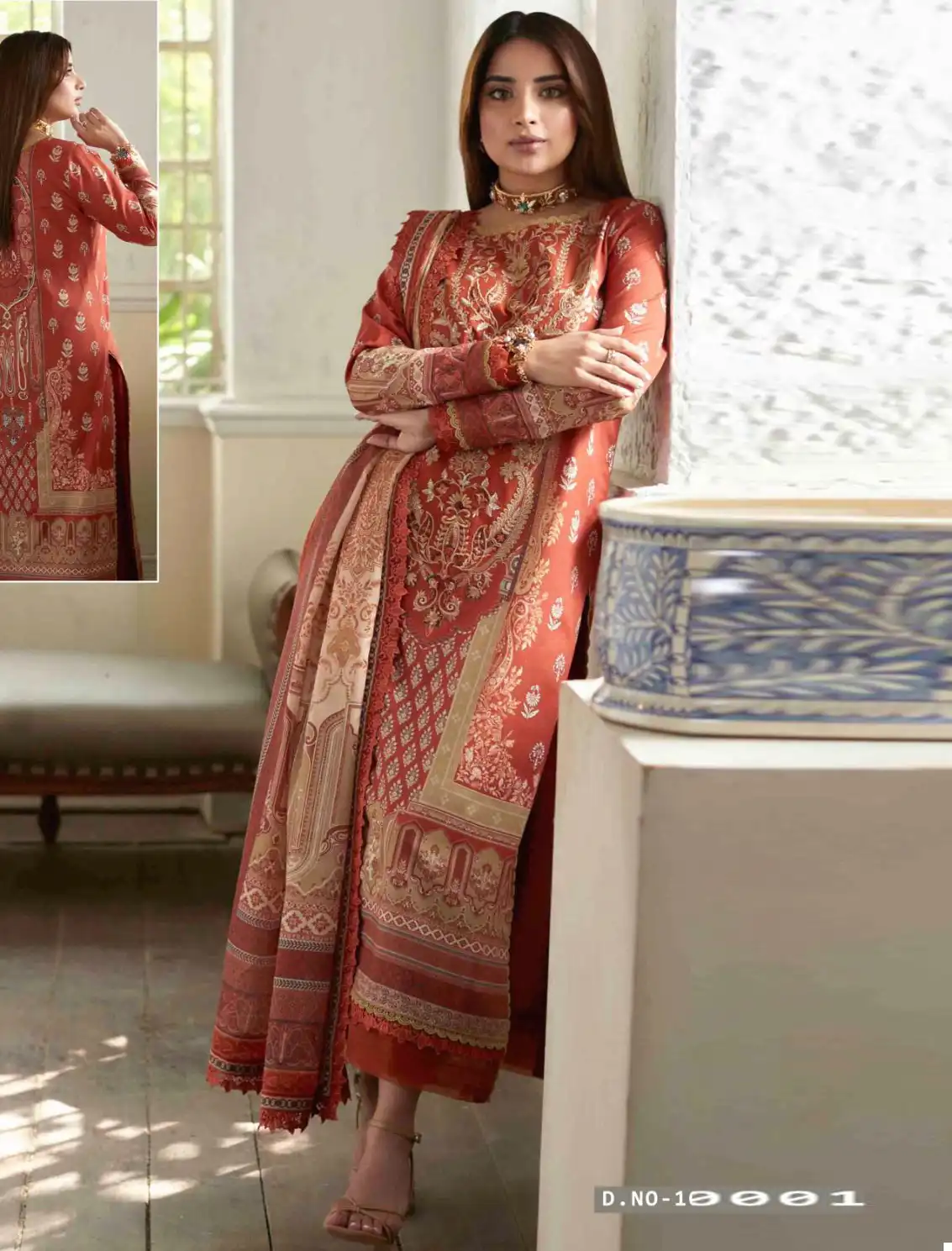 Keval Fab Zara Ali Firdous Vol 14 Cotton Wholesale Pakistani Salwar Suit Catalog — Wholesale Salwar Suits, Keval Fab wholesale from Surat — view 1