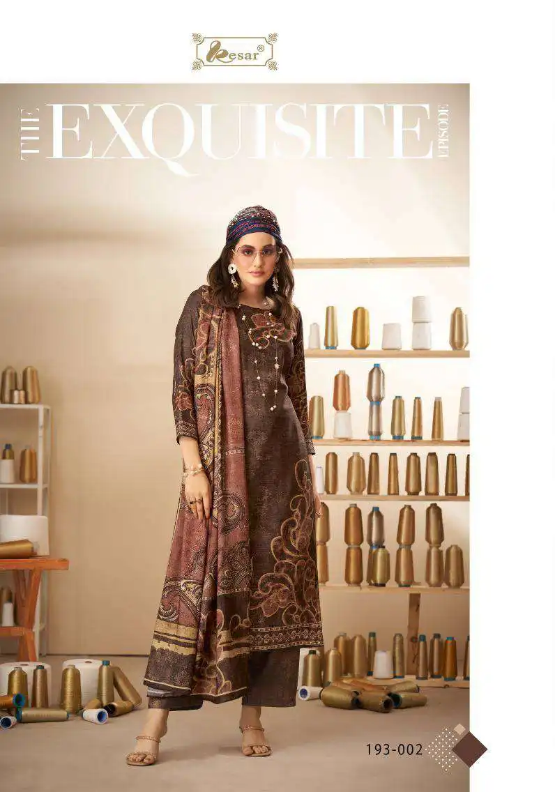 Kesar Zara Queen Pashmina Wholesale Winter Wear Salwar Suit Catalog — Wholesale Salwar Suits, MPA wholesale from Surat - Gallery Image 2