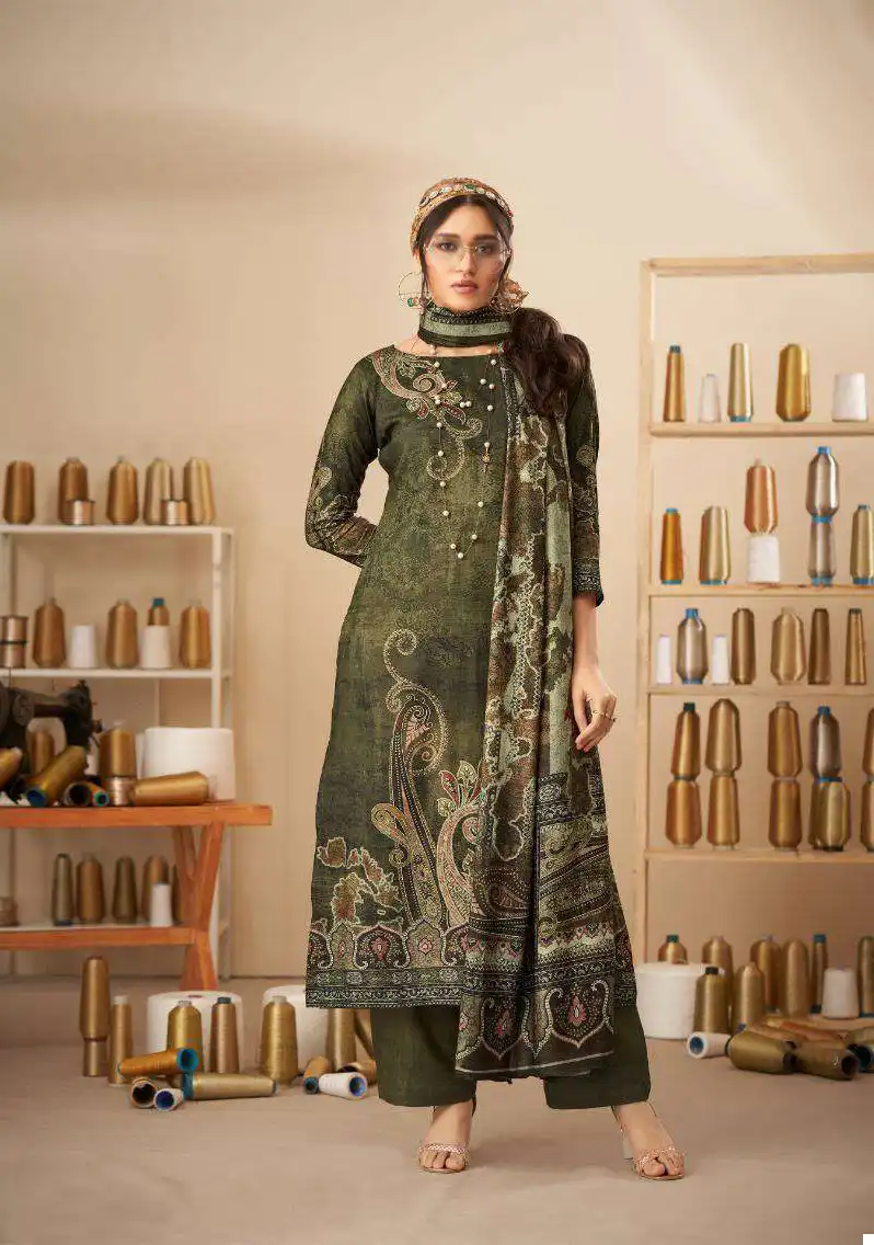 Kesar Zara Queen Pashmina Wholesale Winter Wear Salwar Suit Catalog — Wholesale Salwar Suits, MPA wholesale from Surat - Gallery Image 3