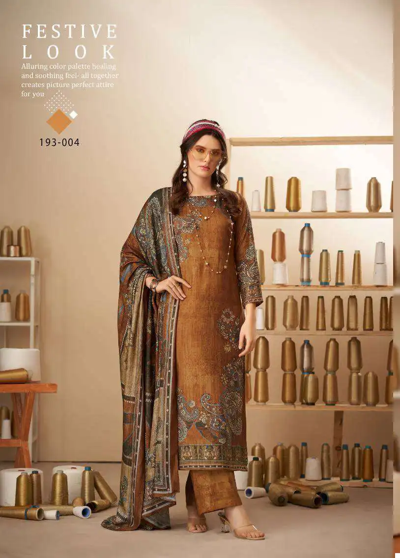 Kesar Zara Queen Pashmina Wholesale Winter Wear Salwar Suit Catalog — Wholesale Salwar Suits, MPA wholesale from Surat - Gallery Image 6