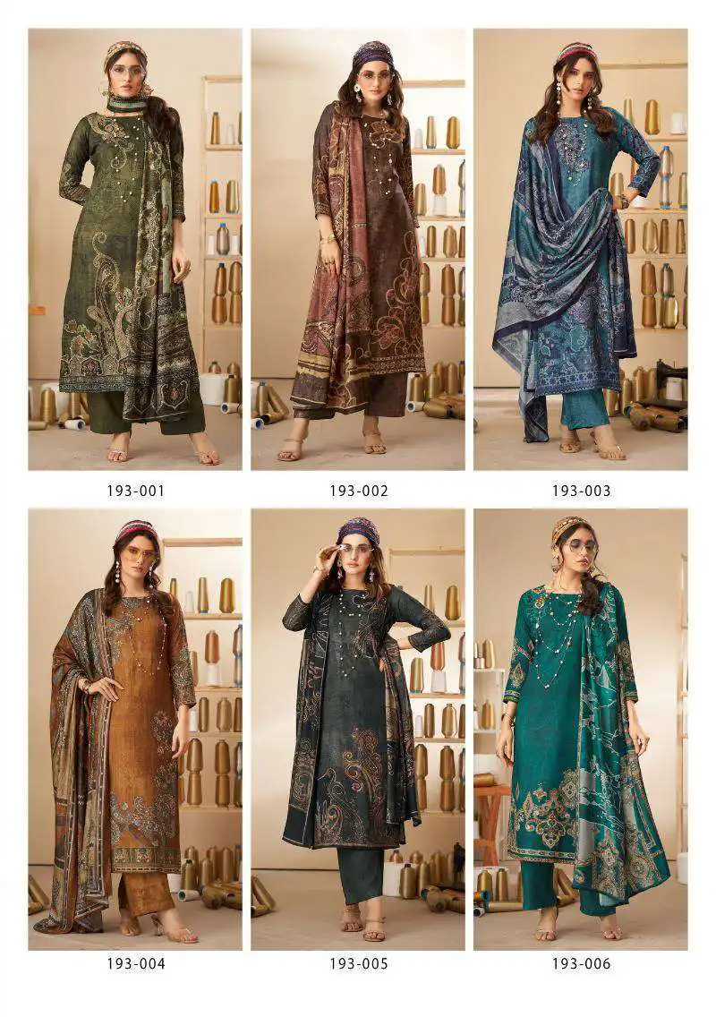 Kesar Zara Queen Pashmina Wholesale Winter Wear Salwar Suit Catalog — Wholesale Salwar Suits, MPA wholesale from Surat — view 7