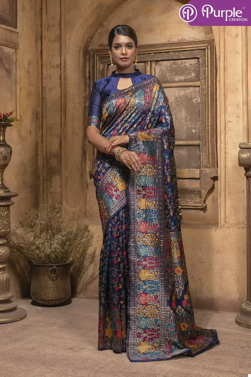 VE Zari Vol 9 Banarasi Silk Wholesale Saree Catalog — Wholesale Sarees, MPA wholesale from Surat — view 4