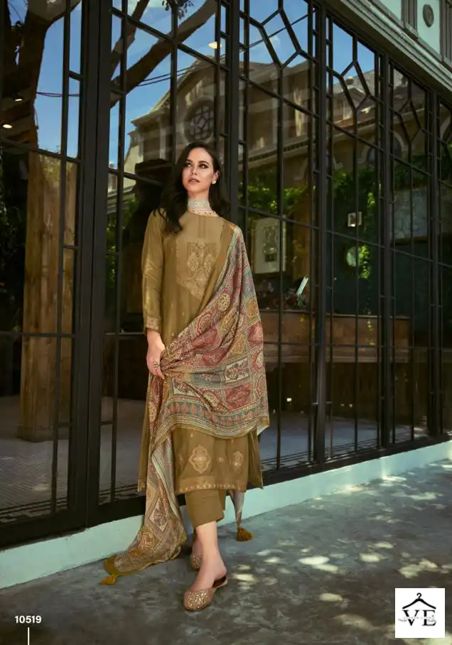 Ibiza Zaridaar Pure Viscose Pashmina Jacquard Wholesale Winter Suit Catalog — Wholesale Salwar Suits, MPA wholesale from Surat - Gallery Image 10