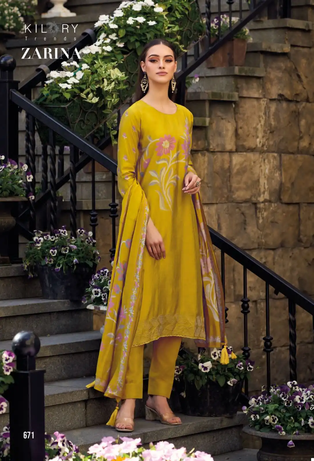 Kilory Trends Zarina Pure Viscose Pashmina Wholesale Designer Winter Wear Salwar Suit Catalog — Wholesale Salwar Suits, MPA wholesale from Surat — view 2