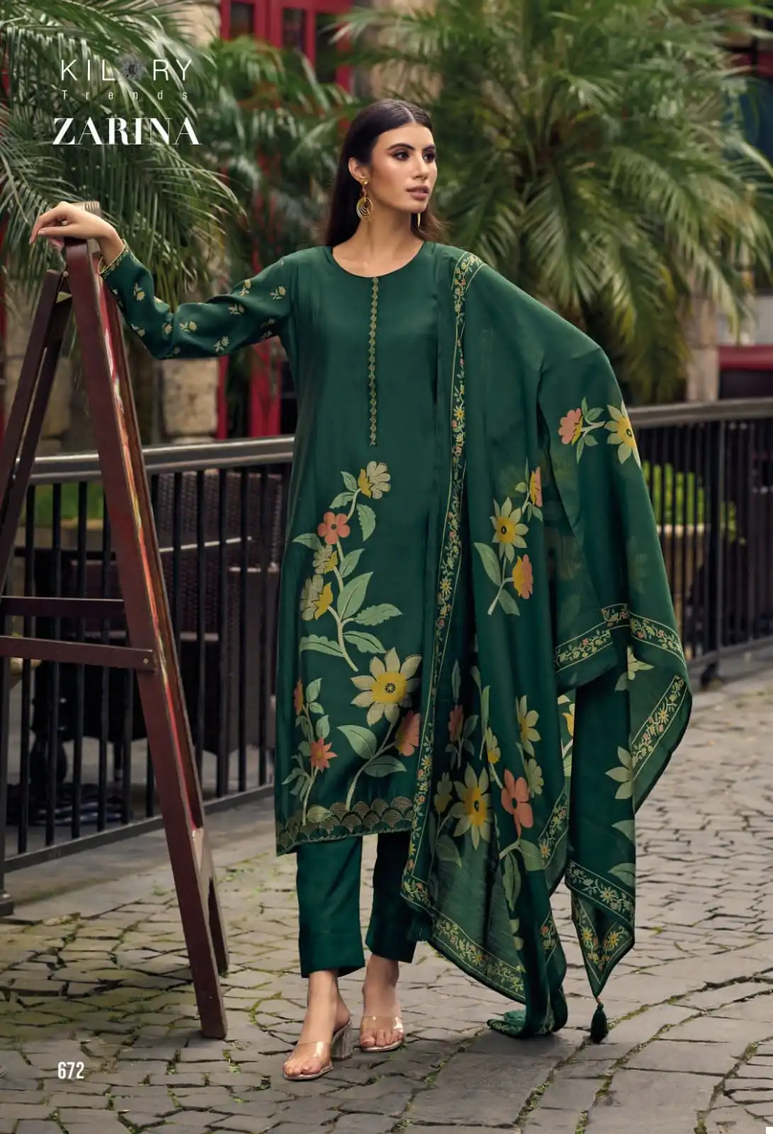 Kilory Trends Zarina Pure Viscose Pashmina Wholesale Designer Winter Wear Salwar Suit Catalog — Wholesale Salwar Suits, MPA wholesale from Surat — view 4