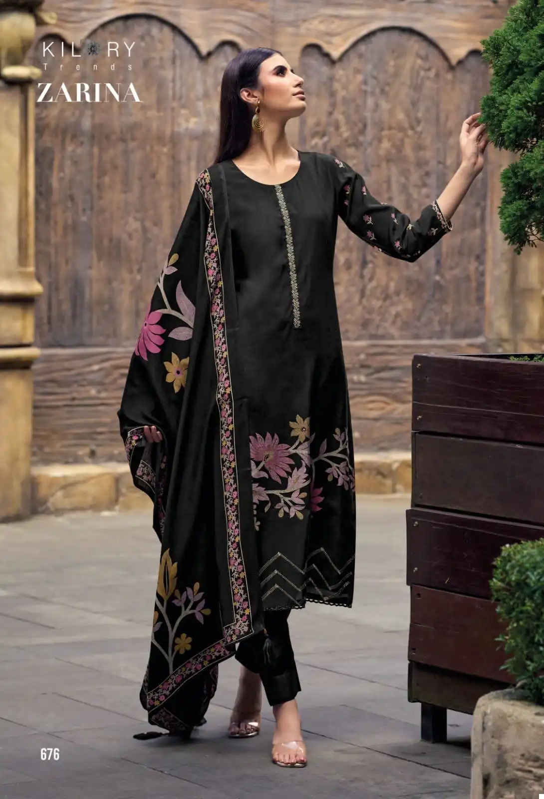 Kilory Trends Zarina Pure Viscose Pashmina Wholesale Designer Winter Wear Salwar Suit Catalog — Wholesale Salwar Suits, MPA wholesale from Surat — view 5