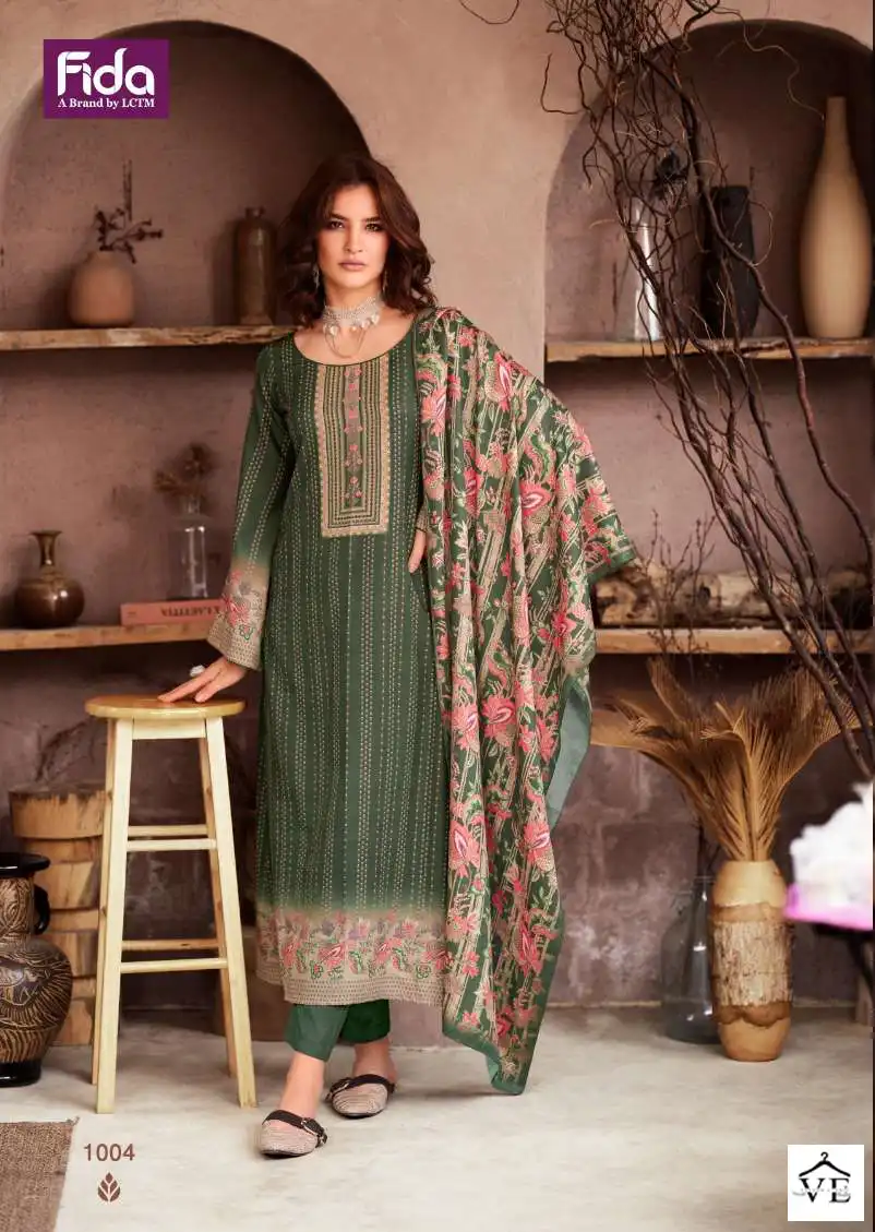 Fida Zeal Pashmina Wholesale Designer Winter Wear Salwar Suit Catalog — Wholesale Salwar Suits, MPA wholesale from Surat — view 5