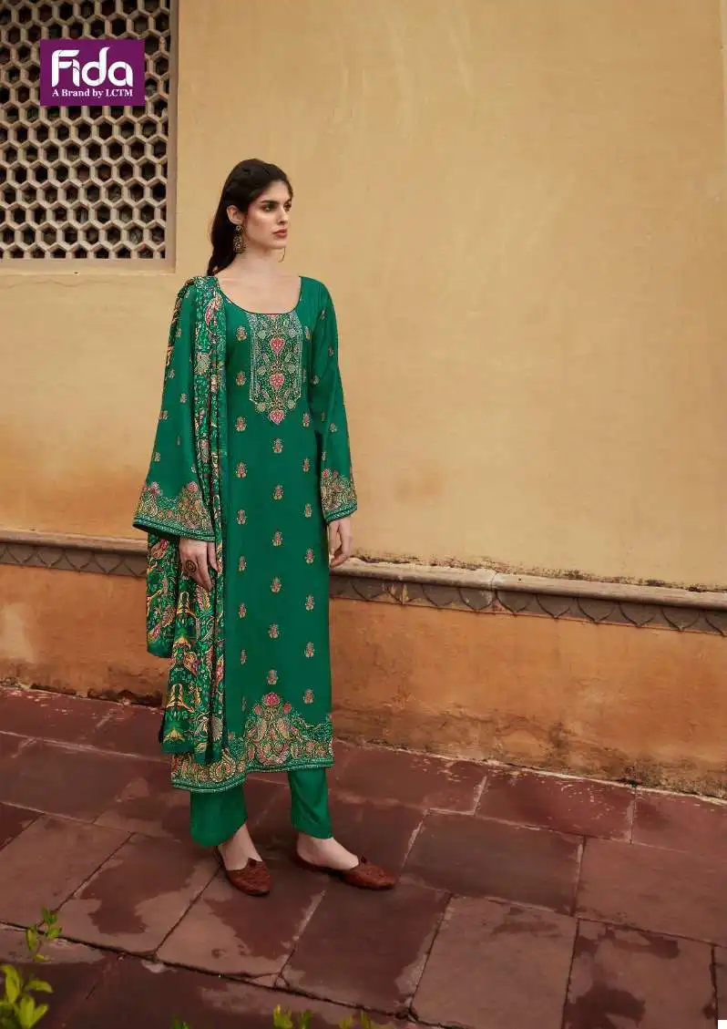 Fida Zerina Pashmina Wholesale Winter Wear Salwar Suit Catalog — Wholesale Salwar Suits, MPA wholesale from Surat - Gallery Image 4