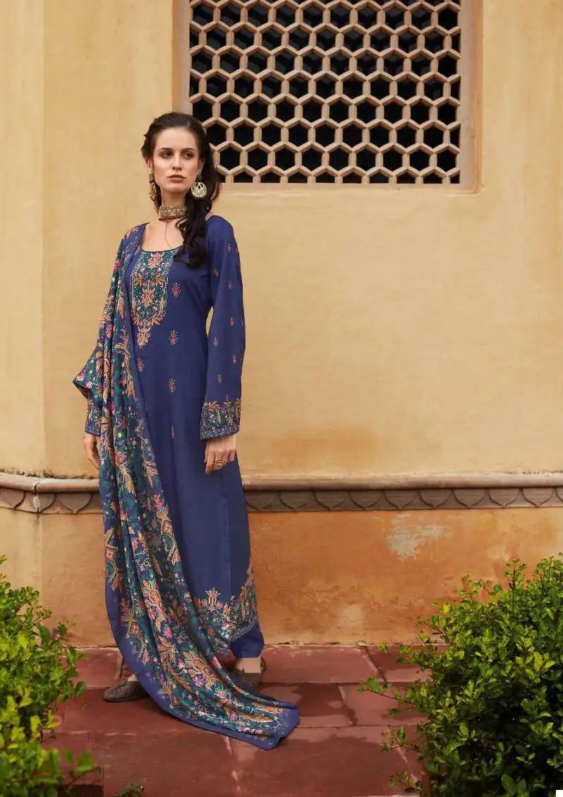 Fida Zerina Pashmina Wholesale Winter Wear Salwar Suit Catalog — Wholesale Salwar Suits, MPA wholesale from Surat - Gallery Image 2