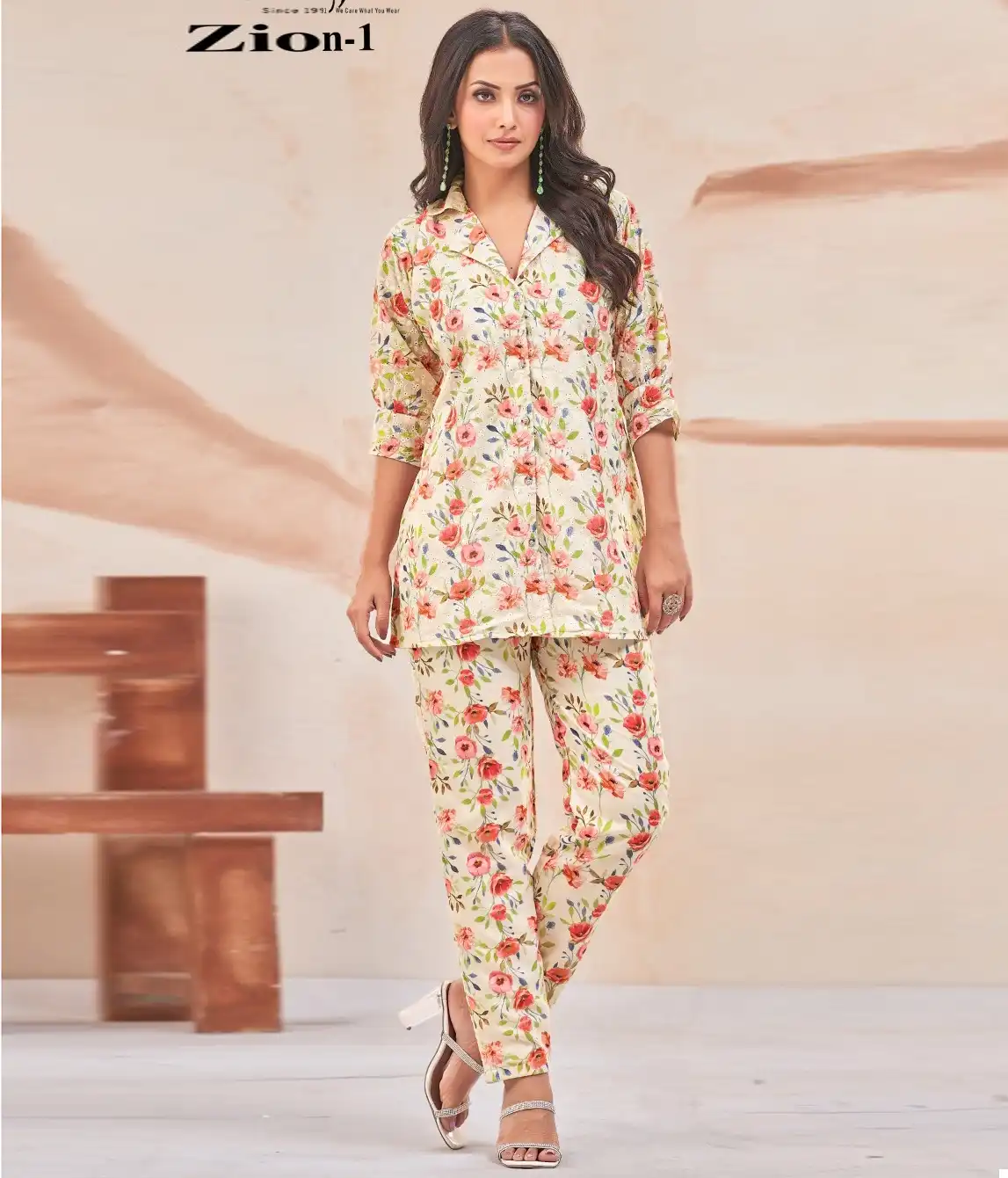 Mayur Zion Pick & Choose Cotton Wholesale Kurti With Pant Cord Sets Catalog — Wholesale Kurtis, Mayur Dress wholesale from Surat — view 1
