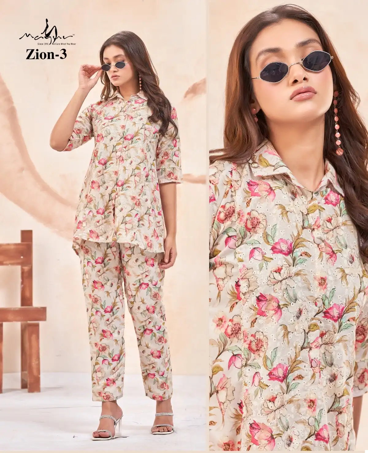 Mayur Zion Pick & Choose Cotton Wholesale Kurti With Pant Cord Sets Catalog — Wholesale Kurtis, Mayur Dress wholesale from Surat - Gallery Image 2