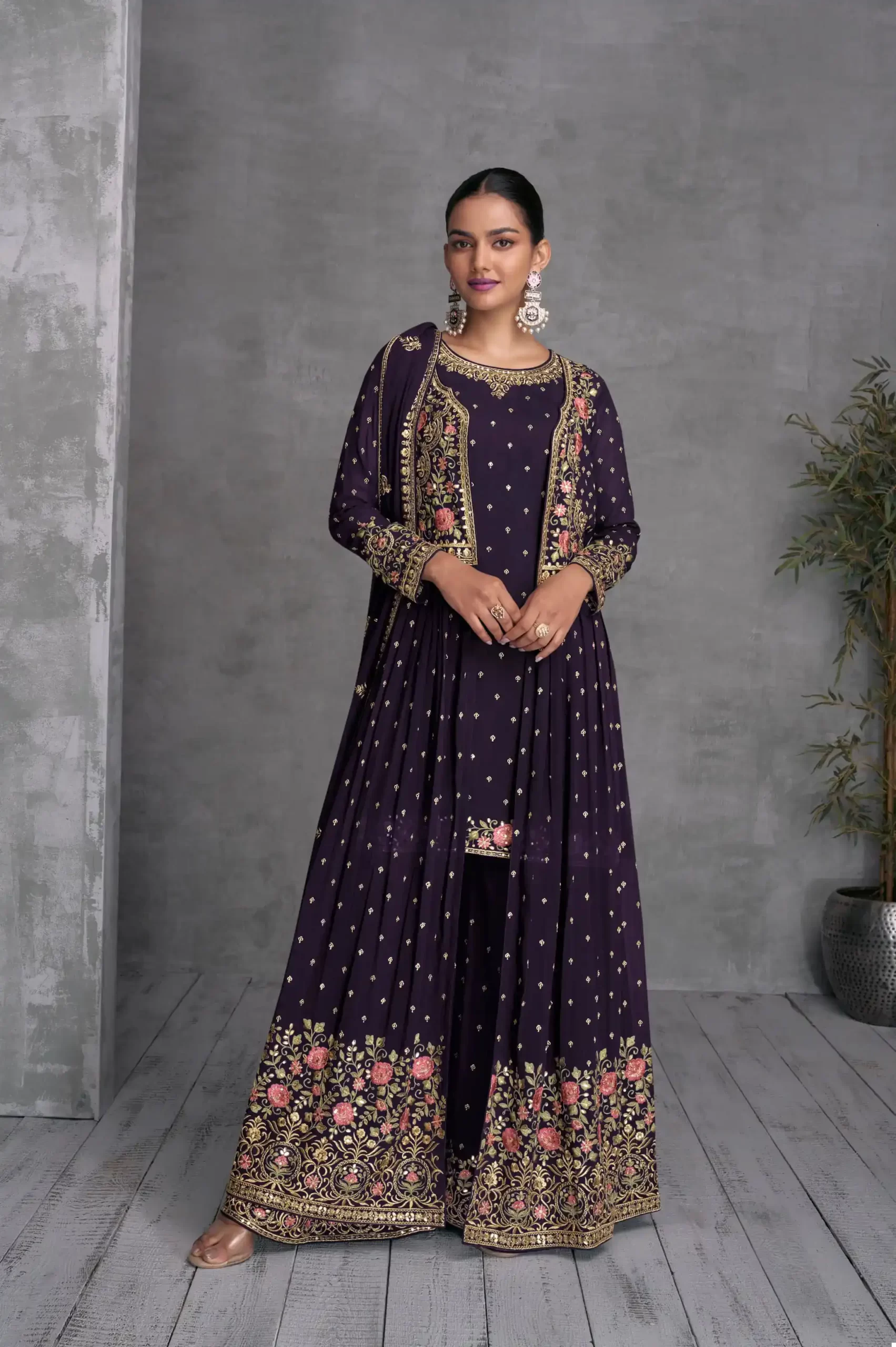 Gulkayra Zohana Real Georgette Wholesale Readymade Designer Suit Catalog — Wholesale Salwar Suits, MPA wholesale from Surat - Gallery Image 2