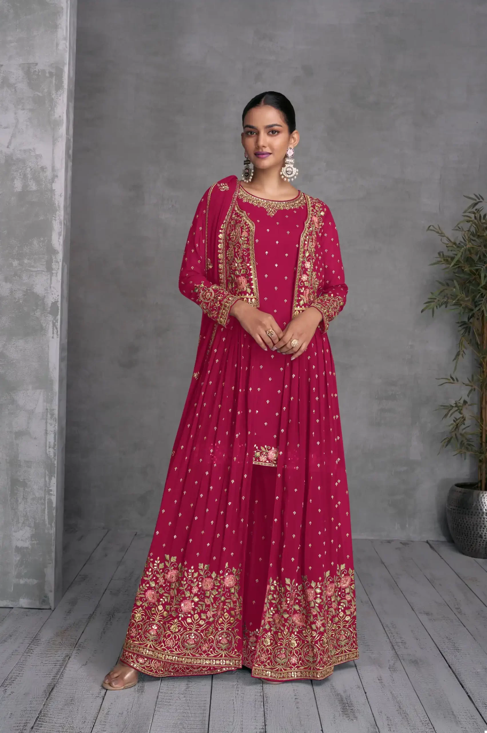 Gulkayra Zohana Real Georgette Wholesale Readymade Designer Suit Catalog — Wholesale Salwar Suits, MPA wholesale from Surat - Gallery Image 3