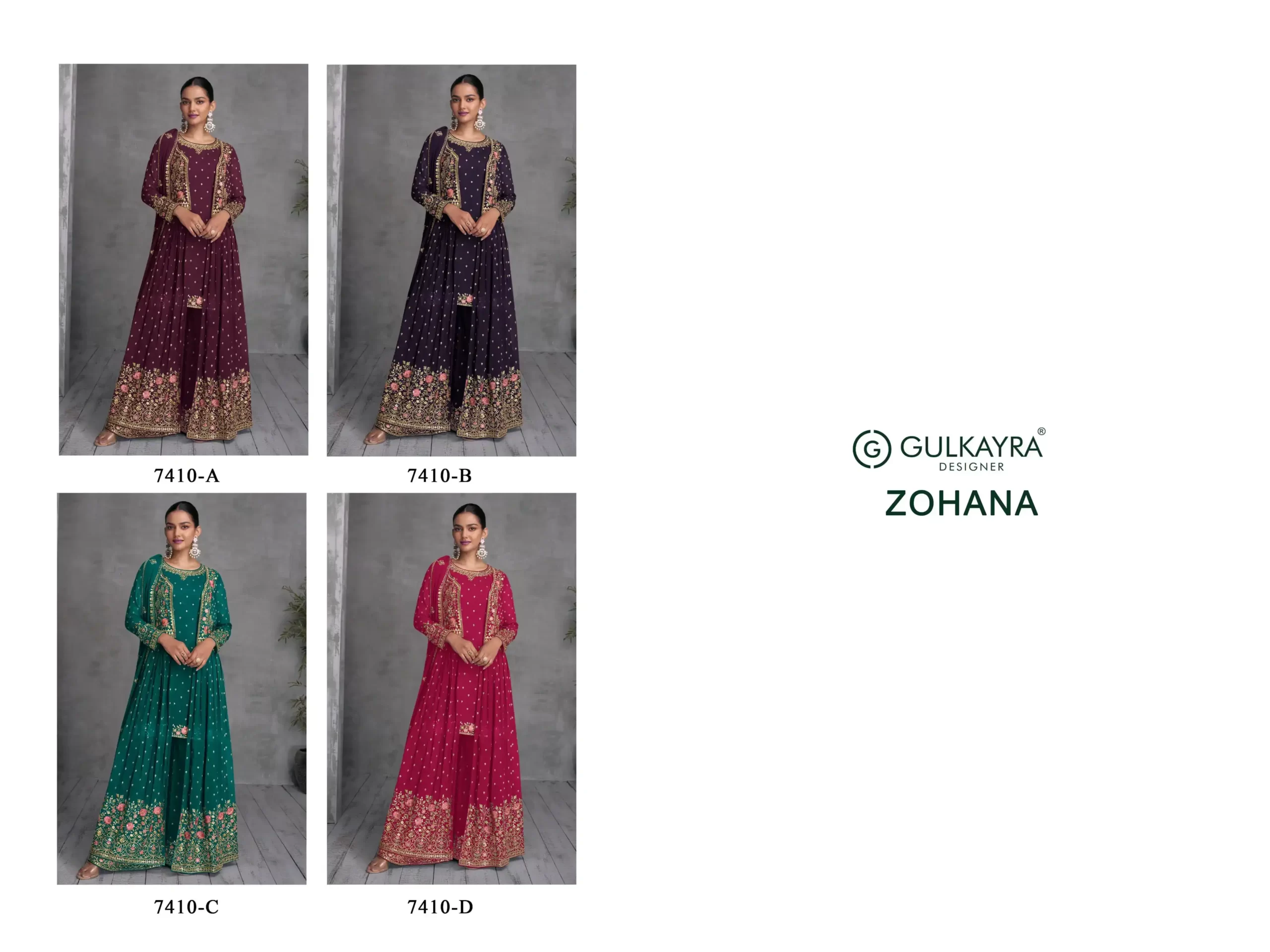 Gulkayra Zohana Real Georgette Wholesale Readymade Designer Suit Catalog — Wholesale Salwar Suits, MPA wholesale from Surat — view 5