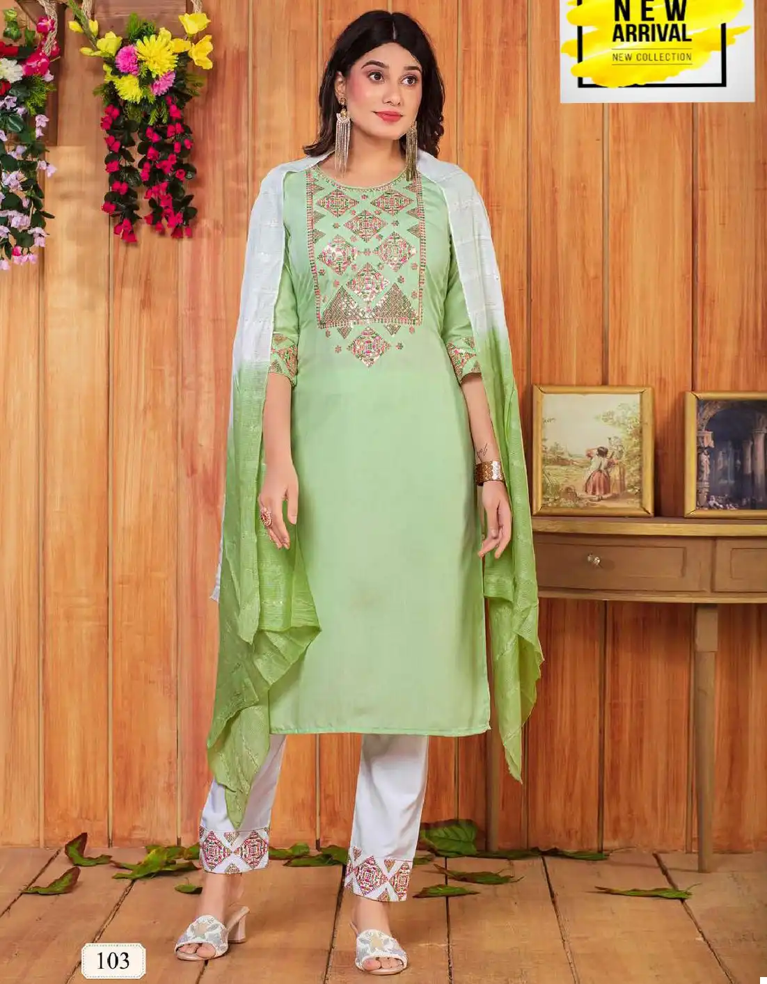 Golden Zoya Vol 1 Premium Viscose Wholesale Designer Readymade Salwar Suit Catalog — Wholesale Salwar Suits, MPA wholesale from Surat — view 1
