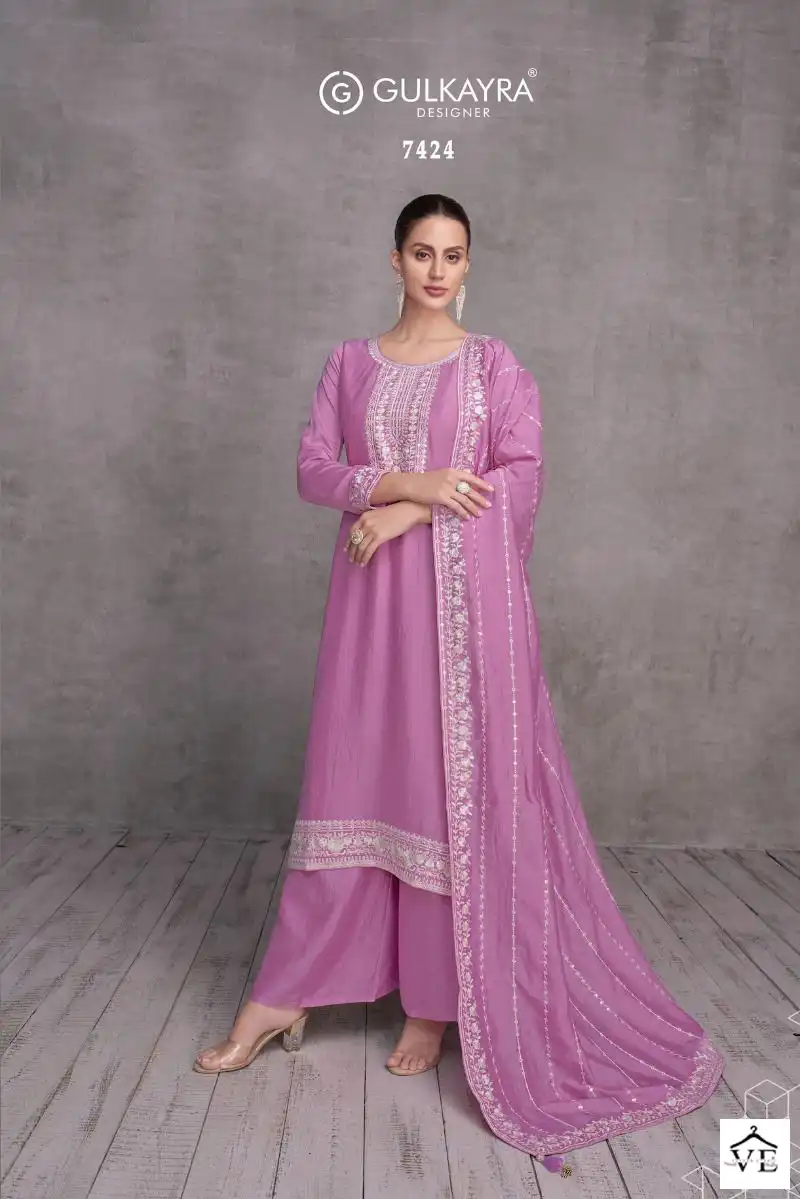 Gulkayra Zoya Silk Wholesale Designer Salwar Suit Catalog — Wholesale Salwar Suits, MPA wholesale from Surat - Gallery Image 4