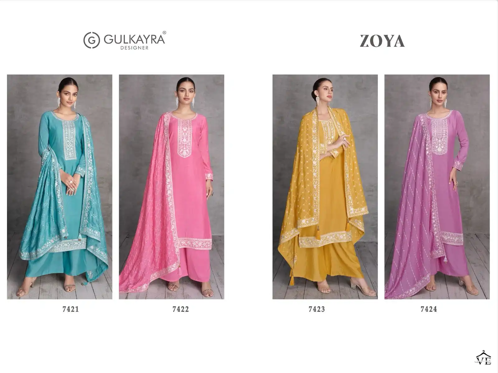 Gulkayra Zoya Silk Wholesale Designer Salwar Suit Catalog — Wholesale Salwar Suits, MPA wholesale from Surat — view 5