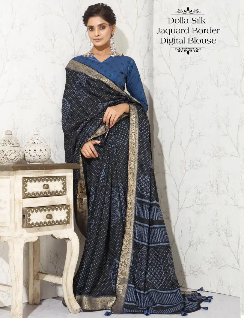 Vardan Ethnic Akaash 15 Dolla Silk Wholesale Sarees Catalog — Wholesale Sarees, MPA wholesale from Surat — view 1