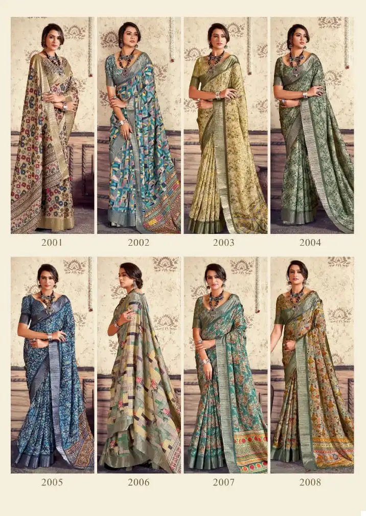 Mahamani Kangan Vol-2 Heavy Gotha Silk Wholesale Saree Catalog — Wholesale Sarees, MPA wholesale from Surat — view 8