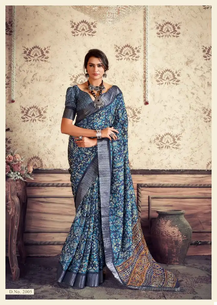 Mahamani Kangan Vol-2 Heavy Gotha Silk Wholesale Saree Catalog — Wholesale Sarees, MPA wholesale from Surat - Gallery Image 4