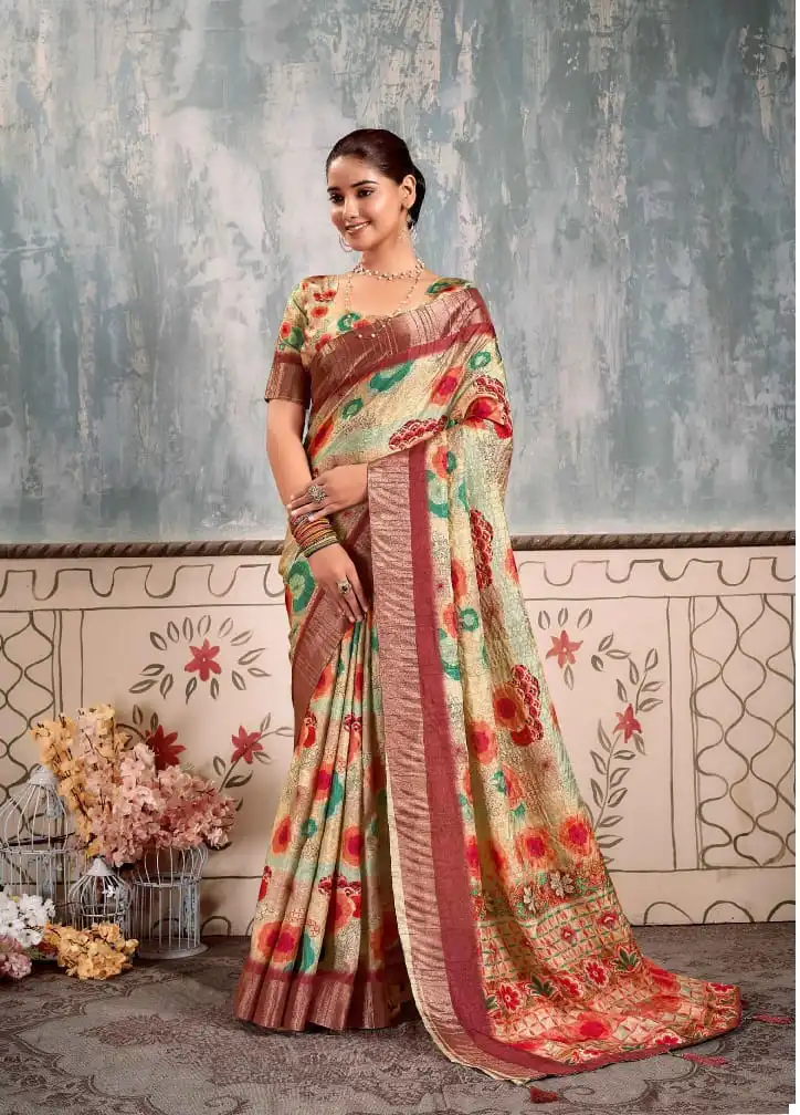 Mahamani Kangan Vol-3 Heavy Gotha Silk Wholesale Saree Catalog — Wholesale Sarees, MPA wholesale from Surat - Gallery Image 8