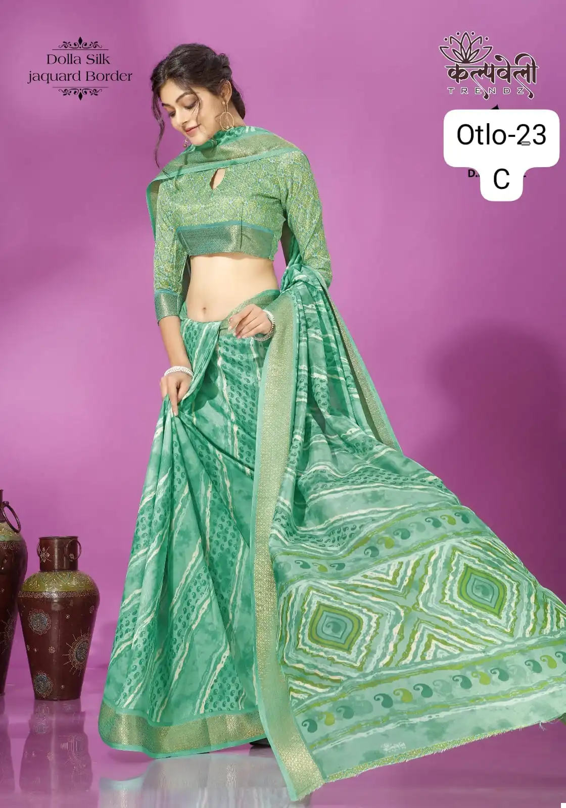 Vardan Ethnic Otlo 23 Dolla Silk Wholesale Sarees Catalog — Wholesale Sarees, MPA wholesale from Surat - Gallery Image 6