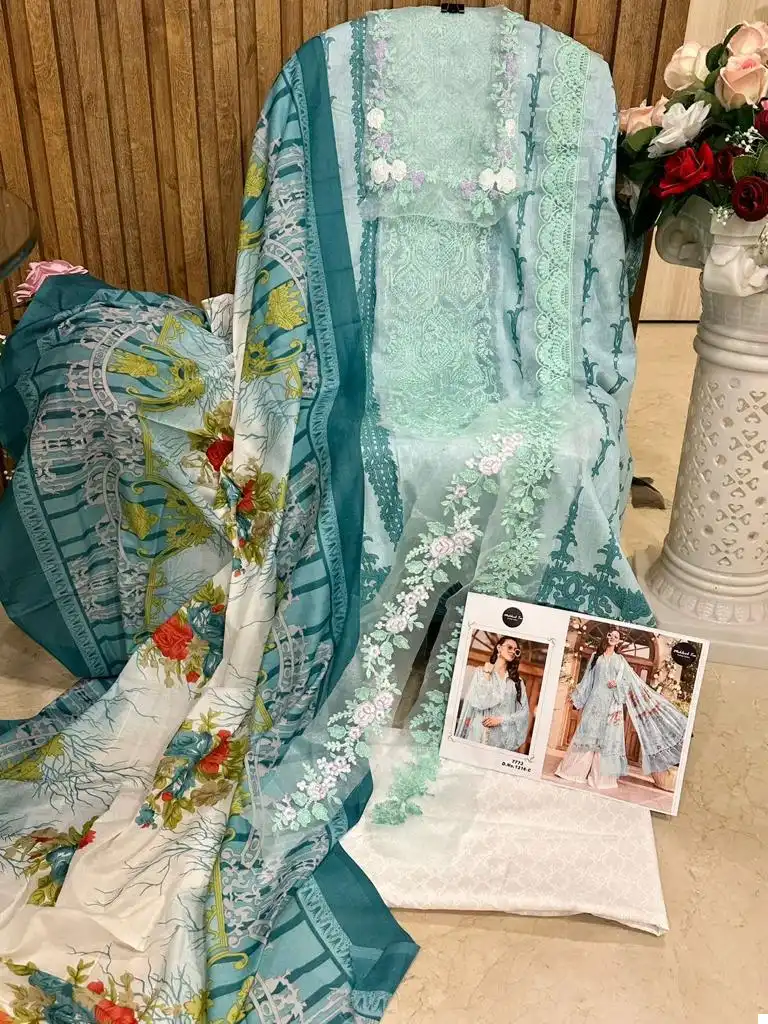 Mehboob Tex 1216 Pure Cotton Wholesale Pakistani Salwar Suits Catalog — Wholesale Salwar Suits, MPA wholesale from Surat - Gallery Image 6