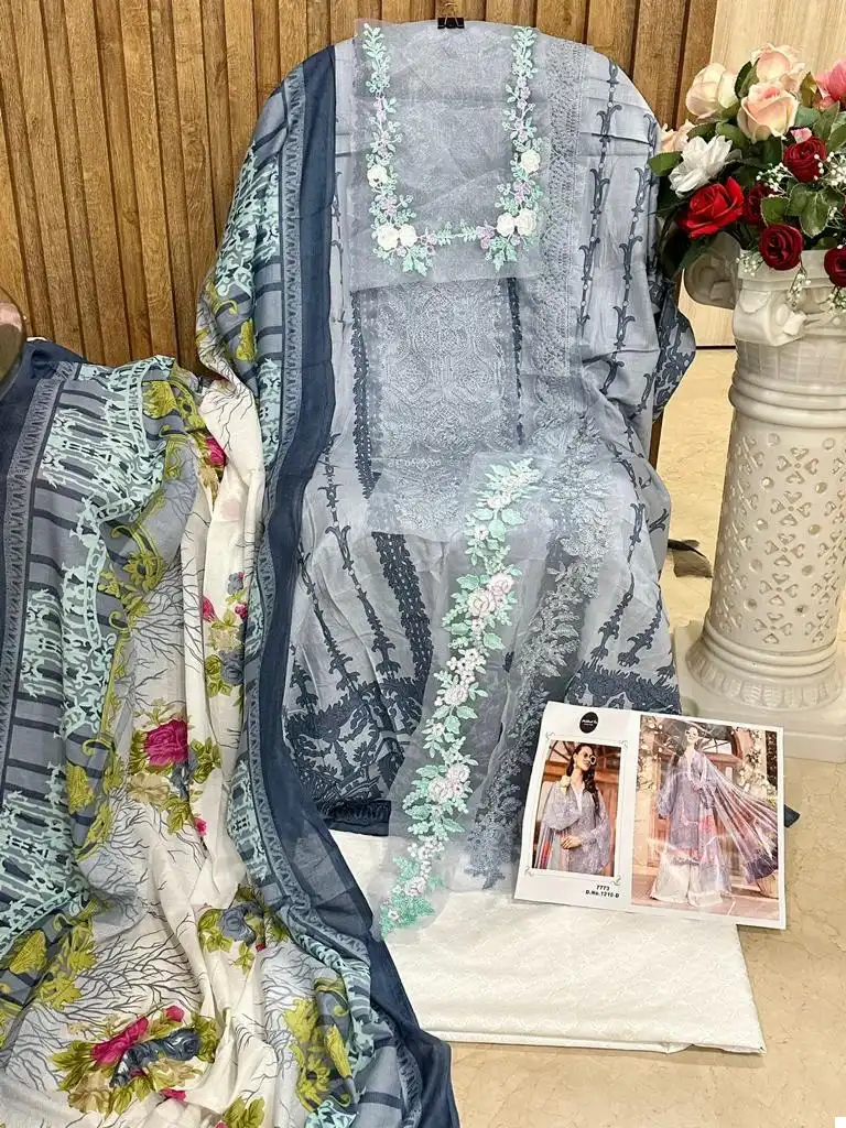 Mehboob Tex 1216 Pure Cotton Wholesale Pakistani Salwar Suits Catalog — Wholesale Salwar Suits, MPA wholesale from Surat - Gallery Image 8