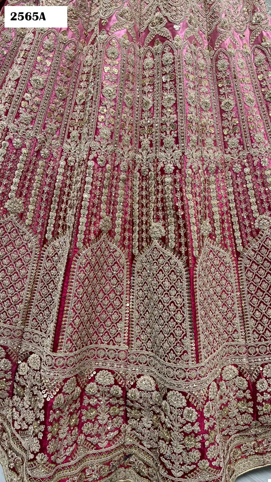 Anjani Art 2565 Velvet Wholesale Bridal Lehenga Catalog — Wholesale Lehenga, MPA wholesale from Surat - Gallery Image 5