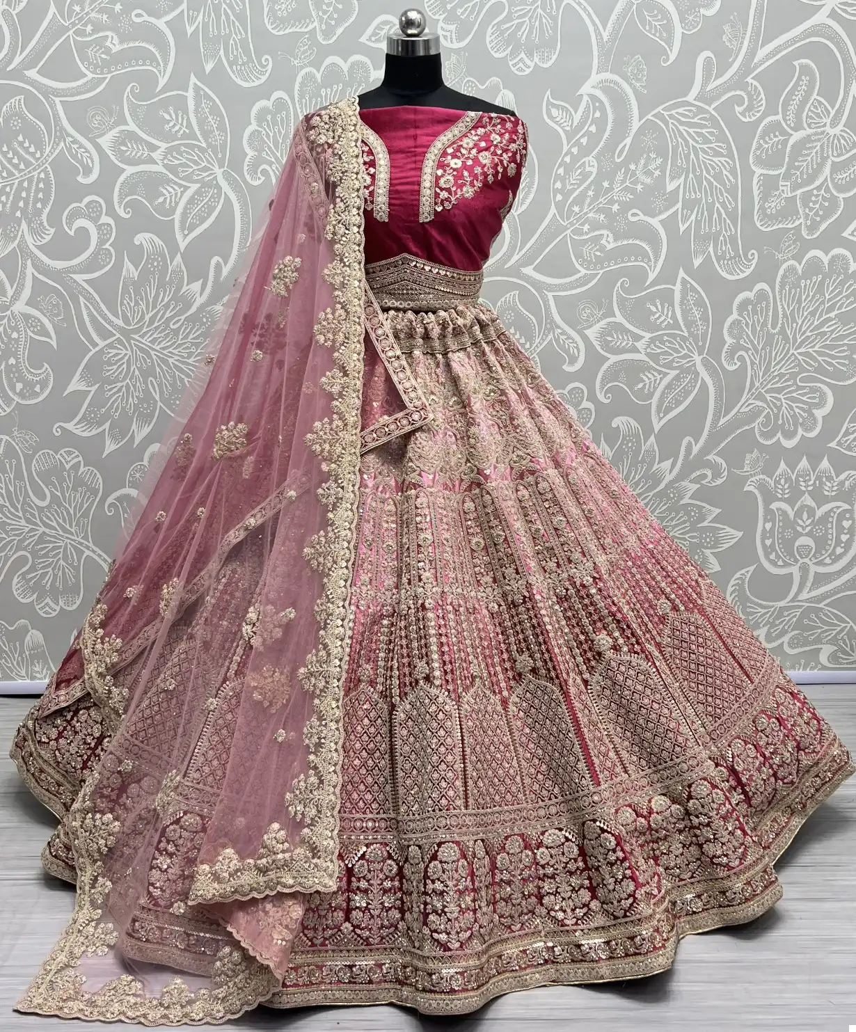 Anjani Art 2565 Velvet Wholesale Bridal Lehenga Catalog — Wholesale Lehenga, MPA wholesale from Surat — view 1