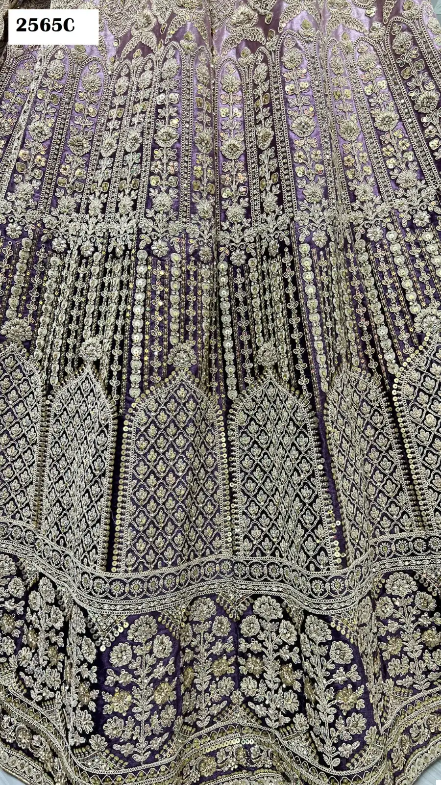 Anjani Art 2565 Velvet Wholesale Bridal Lehenga Catalog — Wholesale Lehenga, MPA wholesale from Surat - Gallery Image 14