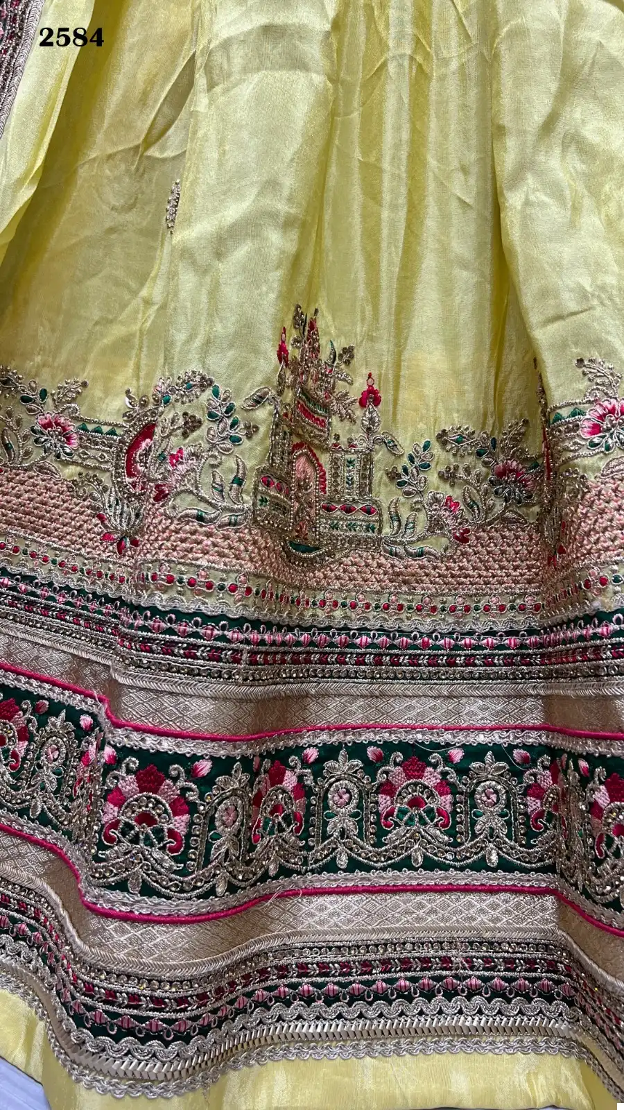 Anjani Art 2584 Dolla Silk Wholesale Lehenga Choli — Wholesale Lehenga, MPA wholesale from Surat — view 5