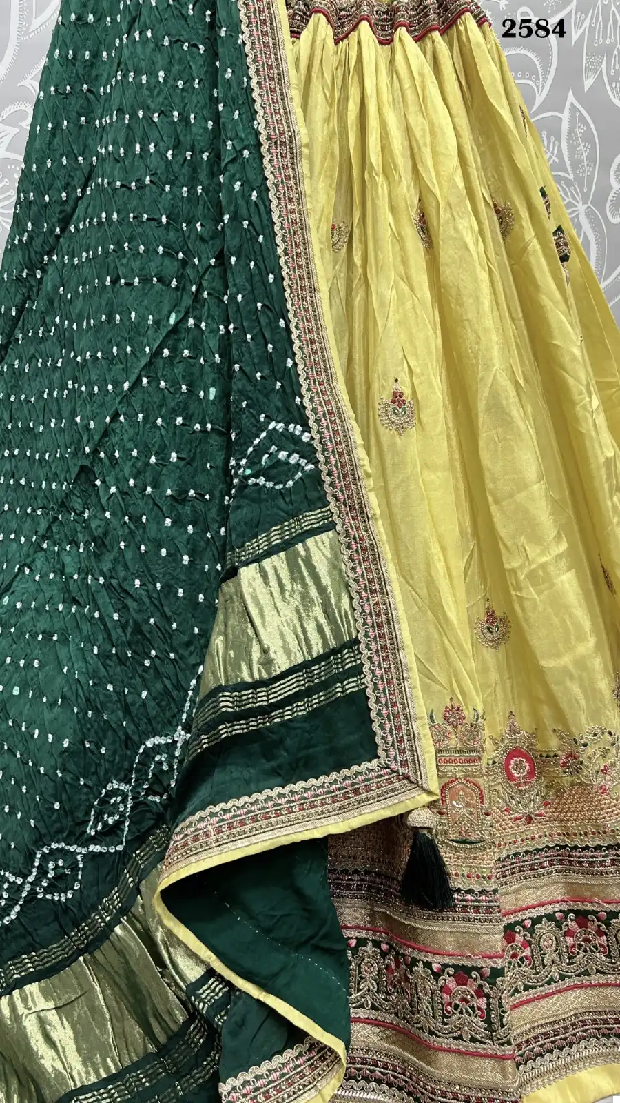 Anjani Art 2584 Dolla Silk Wholesale Lehenga Choli — Wholesale Lehenga, MPA wholesale from Surat - Gallery Image 4