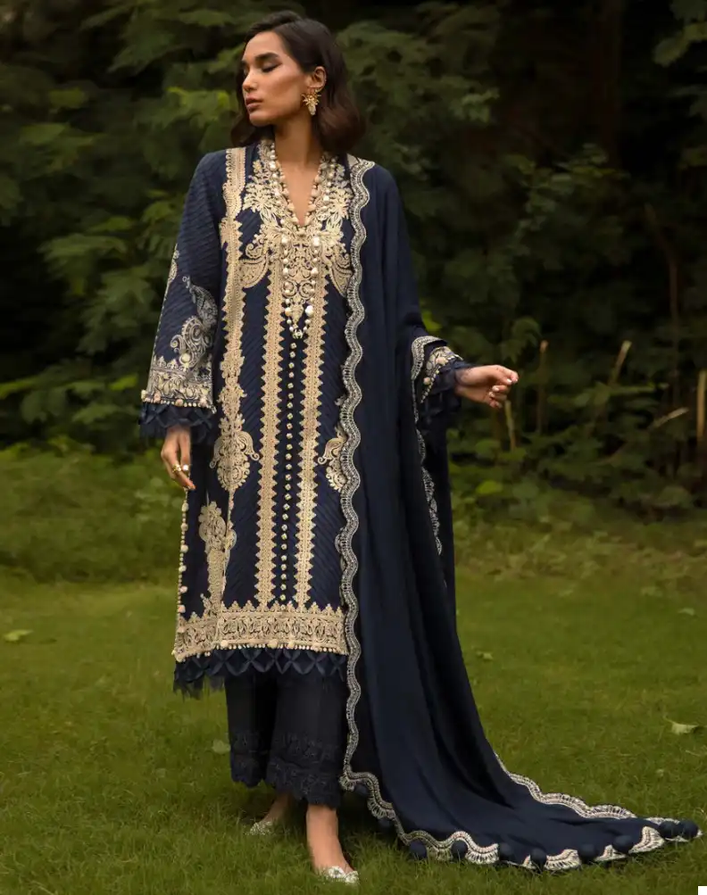 Taj Creations Sana Safinaz Muzlin 23 Pure Cotton Wholesale Pakistani Salwar Suits Catalog — Wholesale Salwar Suits, MPA wholesale from Surat — view 1