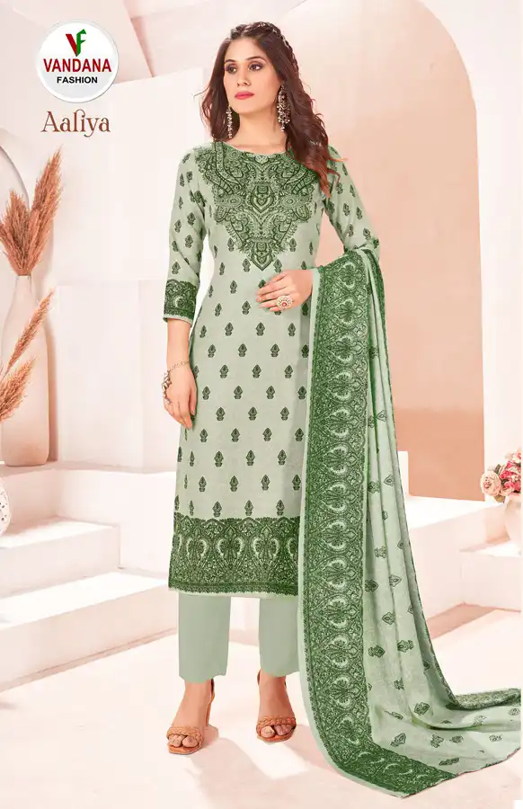 Vandana Aaliya Pashmina Wholesale Winter Wear Salwar Suit Catalog — Wholesale Salwar Suits, MPA wholesale from Surat — Photo 5