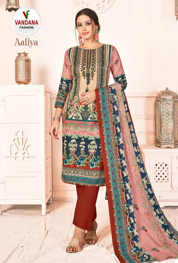Vandana Aaliya Pashmina Wholesale Winter Wear Salwar Suit Catalog — Wholesale Salwar Suits, MPA wholesale from Surat — Photo 8