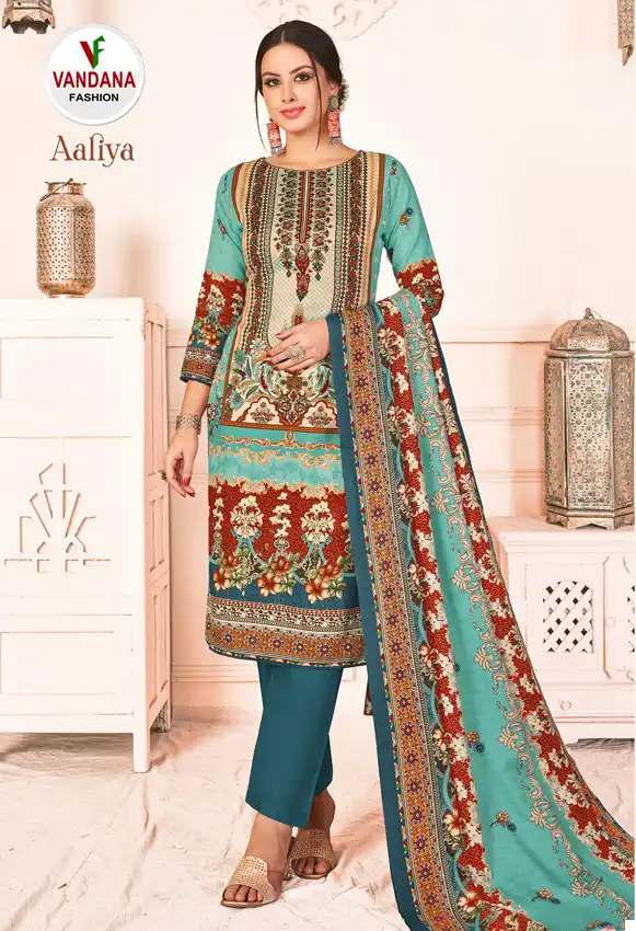 Vandana Aaliya Pashmina Wholesale Winter Wear Salwar Suit Catalog — Wholesale Salwar Suits, MPA wholesale from Surat — Photo 9