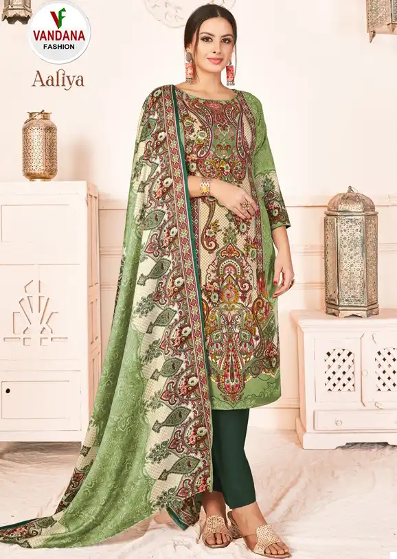 Vandana Aaliya Pashmina Wholesale Winter Wear Salwar Suit Catalog — Wholesale Salwar Suits, MPA wholesale from Surat — view 1