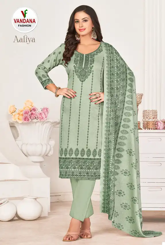 Vandana Aaliya Pashmina Wholesale Winter Wear Salwar Suit Catalog — Wholesale Salwar Suits, MPA wholesale from Surat — Photo 17