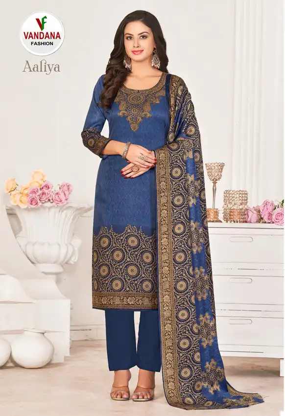 Vandana Aaliya Pashmina Wholesale Winter Wear Salwar Suit Catalog — Wholesale Salwar Suits, MPA wholesale from Surat — Photo 25