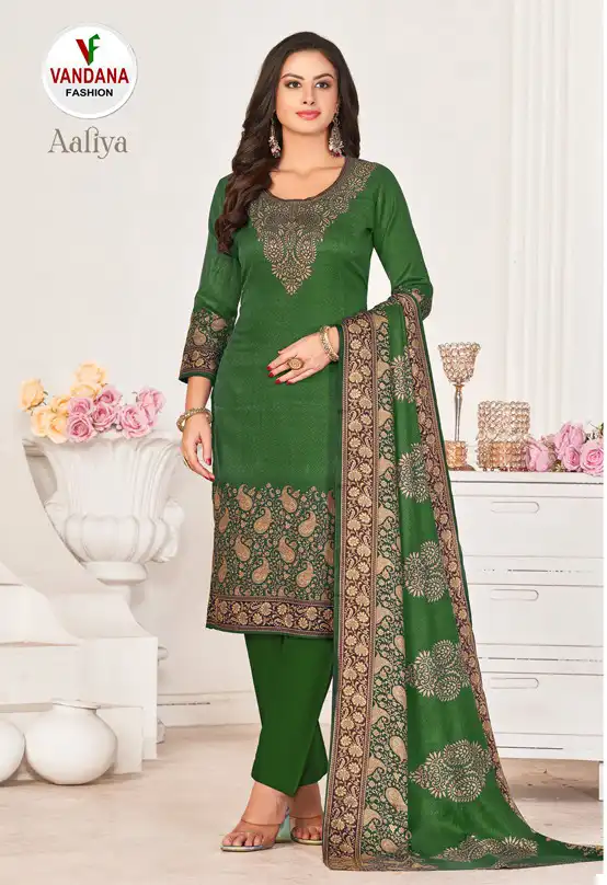 Vandana Aaliya Pashmina Wholesale Winter Wear Salwar Suit Catalog — Wholesale Salwar Suits, MPA wholesale from Surat — Photo 28