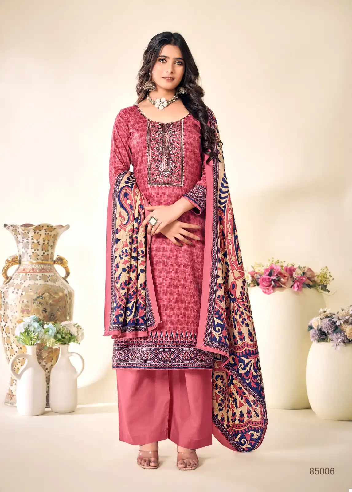 Skt Suits Alison Pashmina Wholesale Embroidery Work Winter Wear Salwar Suits Catalog — Wholesale Salwar Suits, MPA wholesale from Surat - Gallery Image 7